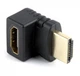 Адаптер Cablexpert (A-HDMI270-FML) HDMI-HDMI, угол 270 градусов, черный - изображение 1