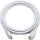 Кабель Cablexpert CC-HDMI4-W-6 HDMI v1.4 1.8m (gold) white - зображення 2