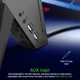 Подставка для наушников Vertux Zulu 2xUSB 2.0/AUX 3.5 мм Black (zulu.black) - изображение 4