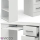 Стіл для комп'ютера Vicco Dallas, білий - зображення 8