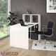 Стол с USB зарядкой Vicco Emir, белый - изображение 5