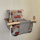 Детская качеля Infancy Пожарные машинки, Серая основа - изображение 1