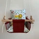 Детская качеля Infancy Африка, Бордовая основа - изображение 5