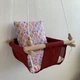 Детская качеля Infancy Воздушные шары, Бордовая основа - изображение 3