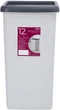 Ведро для мусора MBM HOME BIN-02 12л Серое (BIN-02 12L GRAY) - изображение 1