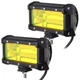 Светодиодная балка (дополнительная фара) 72W 24 smd Жёлтая Autoexpect (05315) - изображение 3