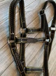 Недоуздок для лошадей нейлоновый Horse Stall черный - изображение 3