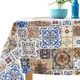 Скатерть с тефлоновой пропиткой "Плитка" CottonTwill 120х170 см (СТ0015-3) - изображение 1
