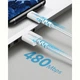 Кабель Anker Powerline Select+ USB-C to USB-A - 1.8м (White) - зображення 4