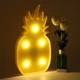 Світильник настільний нічник 3DTOYSLAMP Ананас 3D жовтий - зображення 4