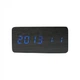 Светодиодные настольные часы от USB LED VST-862 Black/Blue (с термометром и будильником) - изображение 9