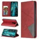 Чохол-книжка з кишеньками UniCase Geometric Pattern для Xiaomi Redmi Note 8 Pro - Red - зображення 1