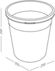 Ведро для мусора MBM HOME BIN-09 9л Серое (BIN-09 9L GRAY) - изображение 7