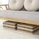Ящик для хранения MBM HOME раскладной с крышкой FB-1 55л Бежевый (FB-1 55L BEIGE) - изображение 4