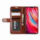 Чехол Deexe Wallet Style для Xiaomi Redmi Note 8 Pro - Brown - изображение 5