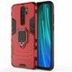 Чехол с подставкой Deexe Hybrid Case для Xiaomi Redmi Note 8 Pro - Red - изображение 2