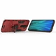 Чехол с подставкой Deexe Hybrid Case для Xiaomi Redmi Note 8 Pro - Red - изображение 4
