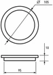 Світильник точковий EUROLAMP LED Downlight 4W 4000K круглий - зображення 3