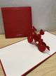 3D открытка Shishi "Сердца" 15,5 х 15,5 см красная - изображение 4