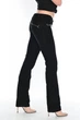 Брюки OMAT jeans 9293 W 27 L 34 Черные - изображение 5