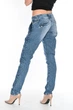 Джинси OMAT jeans 9635-768 W 26 Сині - зображення 5