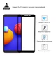 Защитное стекло для Samsung Galaxy A01 Core (A013), Full Glue, 2.5D, на весь экран, глянцевое, закаленное 9H, полная проклейка по всей поверхности, с черной рамкой, противоударное, ArmorStandart (ARM57291) - изображение 2