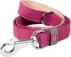 Повідець для собак шкіряний WAUDOG Classic L-XL Ш 25 мм Дл 122 см Рожевий (08157Collar) - зображення 1