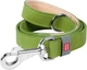 Поводок для собак кожаный WAUDOG Classic L-XL Ш 25 мм Дл 122 см Салатовый (08155Collar) - изображение 1