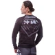 Рашгард мужской с длинным рукавом Venum Okinawa 9504 размер 2XL (50-52) Black-White - изображение 2