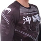 Рашгард мужской с длинным рукавом Venum Okinawa 9504 размер 2XL (50-52) Black-White - изображение 3