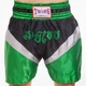 Шорты для тайского бокса и кикбоксинга Twins Heroe 6142 размер L (48-50) Green-Black-Gray - изображение 1