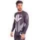 Рашгард мужской с длинным рукавом Venum 9512 размер XL (48-50) Grey-White - изображение 1