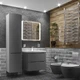 Унитаз подвесной CERASTYLE City 019100 безободковый черный матовый + сиденье Bella Soft Close 9SC1061S01 - изображение 8