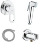 Набір для дому 3 в 1 компакт GROHE Euro Ceramic 39206CB0 з душовим гарнітуром - зображення 3