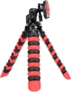 Трипод / Гибкий штатив h30 см для смартфона, GoPro, камеры Alitek Flexible Black/Red + уровень (62081) - изображение 3