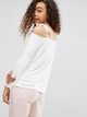 Топ из крепа с открытыми плечами ASOS 6277450 S (88560S) Белый - изображение 2