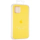 Чехол Fiji Silicone Case для Apple iPhone 12 Pro бампер накладка Full Soft Canary Yellow - изображение 4