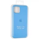 Чехол Fiji Silicone Case для Apple iPhone 11 Pro бампер накладка Full Soft Marine Blue - изображение 4