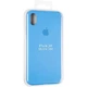 Чехол Fiji Silicone Case для Apple iPhone XR бампер накладка Full Soft Marine Blue - изображение 4