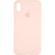 Чехол Fiji Silicone Case для Apple iPhone XS бампер накладка Full Soft Pink Sand - изображение 2