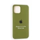 Чехол Fiji Silicone Case для Apple iPhone 12 Pro бампер накладка Full Soft Pinery Green - изображение 4
