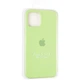 Чехол Fiji Silicone Case для Apple iPhone 12 Pro бампер накладка Full Soft Green - изображение 4
