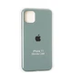Чехол Fiji Silicone Case для Apple iPhone 11 бампер накладка Full Soft Granny Grey - зображення 4