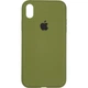 Чехол Fiji Silicone Case для Apple iPhone XR бампер накладка Full Soft Pinery Green - изображение 2