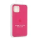 Чехол Fiji Silicone Case для Apple iPhone 12 Pro бампер накладка Full Soft Garnet - изображение 4