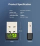 WiFi адаптер USB 2.0 стандарт WiFi 4 / 150 Мбит/с для Windows XP / Vista / 7/8/10/11 Mini Adapter(MА-20445) - изображение 6