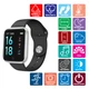 Смарт Часы Smart Watch T80S, два браслета, температура тела, давление, оксиметр, silver 7680 - зображення 2