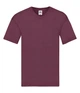 Футболка с V образным вырезом ORIGINAL Fruit of the Loom XXL Бордовый (0614260412XL) - изображение 1