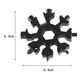 Мультитул 18 в 1 в форме снежинки Snowflake Multi-tool (набор ключей) - изображение 4