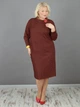 Женское платье NadiN UA1556/3 Терракотовое 56 р - изображение 2